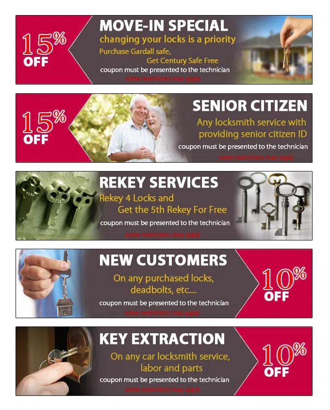Flushing Locksmith Store Flushing, NY 718-971-2371 - coupon23-set-five